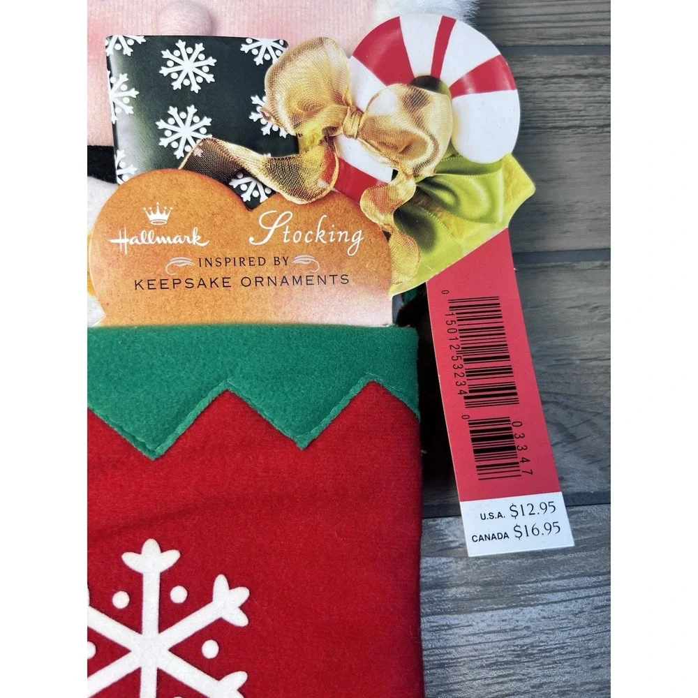 Vintage NWT 2006 Hallmark Keepsake Frosty Friends Eskimo & Penguin Stocking
